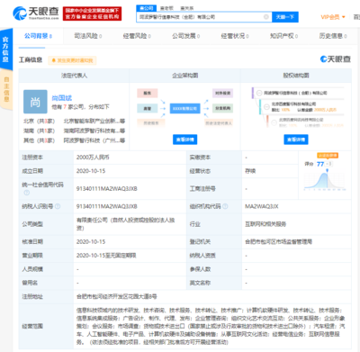 智行在合肥設(shè)立全資子公司，注冊(cè)資本2000萬(wàn)元布局計(jì)算機(jī)軟硬件零售
