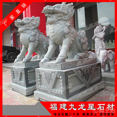 鎮(zhèn)宅石雕麒麟 傳統(tǒng)神獸的藝術(shù)魅力與家居裝飾價值